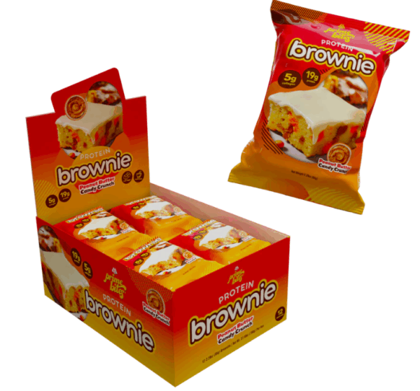 Alpha Prime Bites Peanut Butter Candy Crunch Protein Brownie 12ct